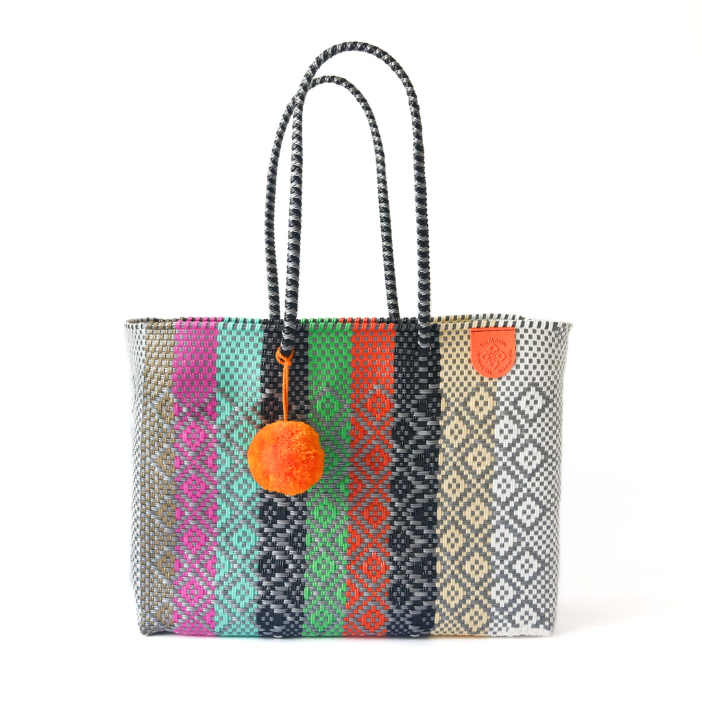 Maya Super Tote | Handwoven Sustainable Designer Tote | Tin Marin