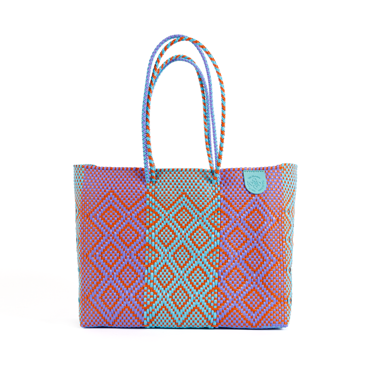 Sunset Woven Super Tote
