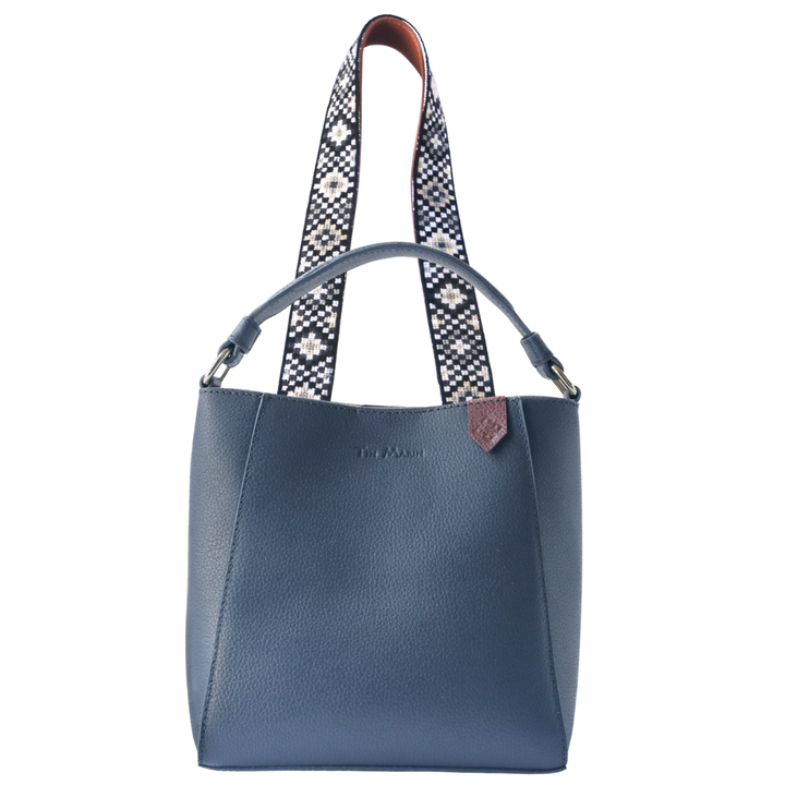 Yaya Leather Bucket Bag & Mai Woven Strap