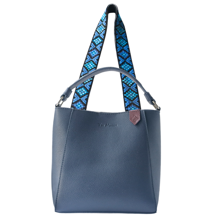 Yaya Leather Bucket Bag & Mai Woven Strap