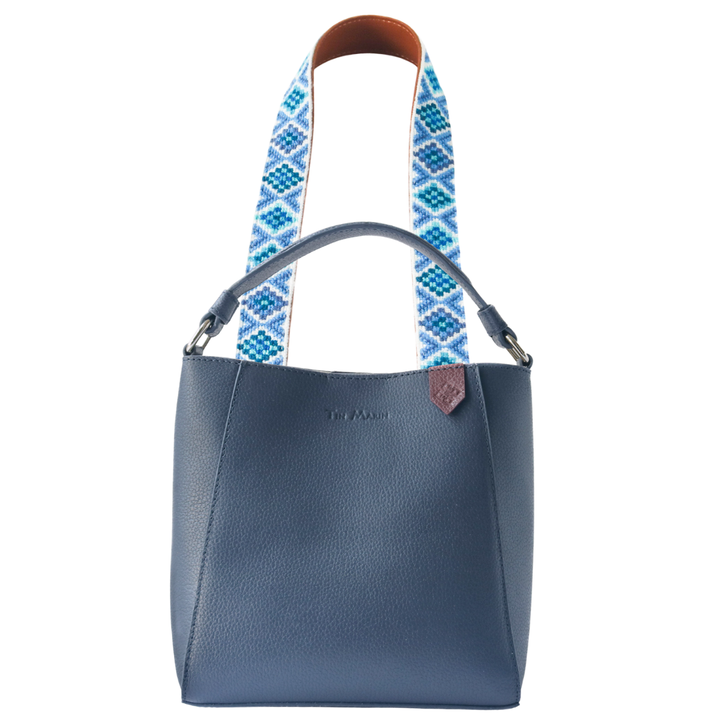 Yaya Leather Bucket Bag & Mai Woven Strap