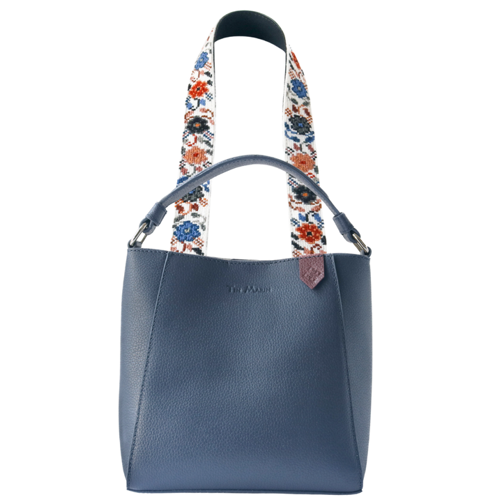 Yaya Leather Bucket Bag & Mai Woven Strap