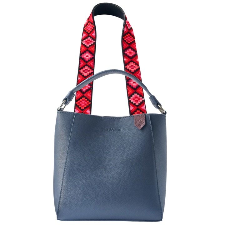 Yaya Leather Bucket Bag & Mai Woven Strap