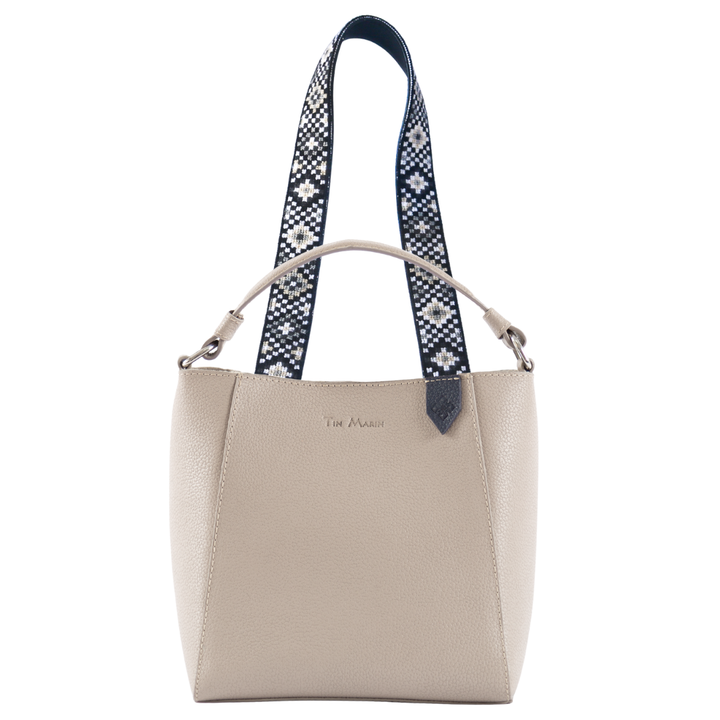 Yaya Leather Bucket Bag & Mai Woven Strap