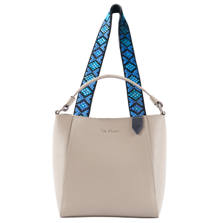 Yaya Leather Bucket Bag & Mai Woven Strap