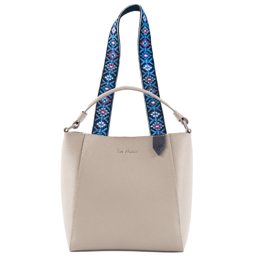 Yaya Leather Bucket Bag & Mai Woven Strap