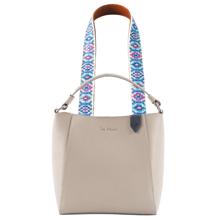 Yaya Leather Bucket Bag & Mai Woven Strap