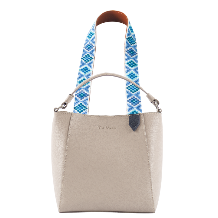 Yaya Leather Bucket Bag & Mai Woven Strap