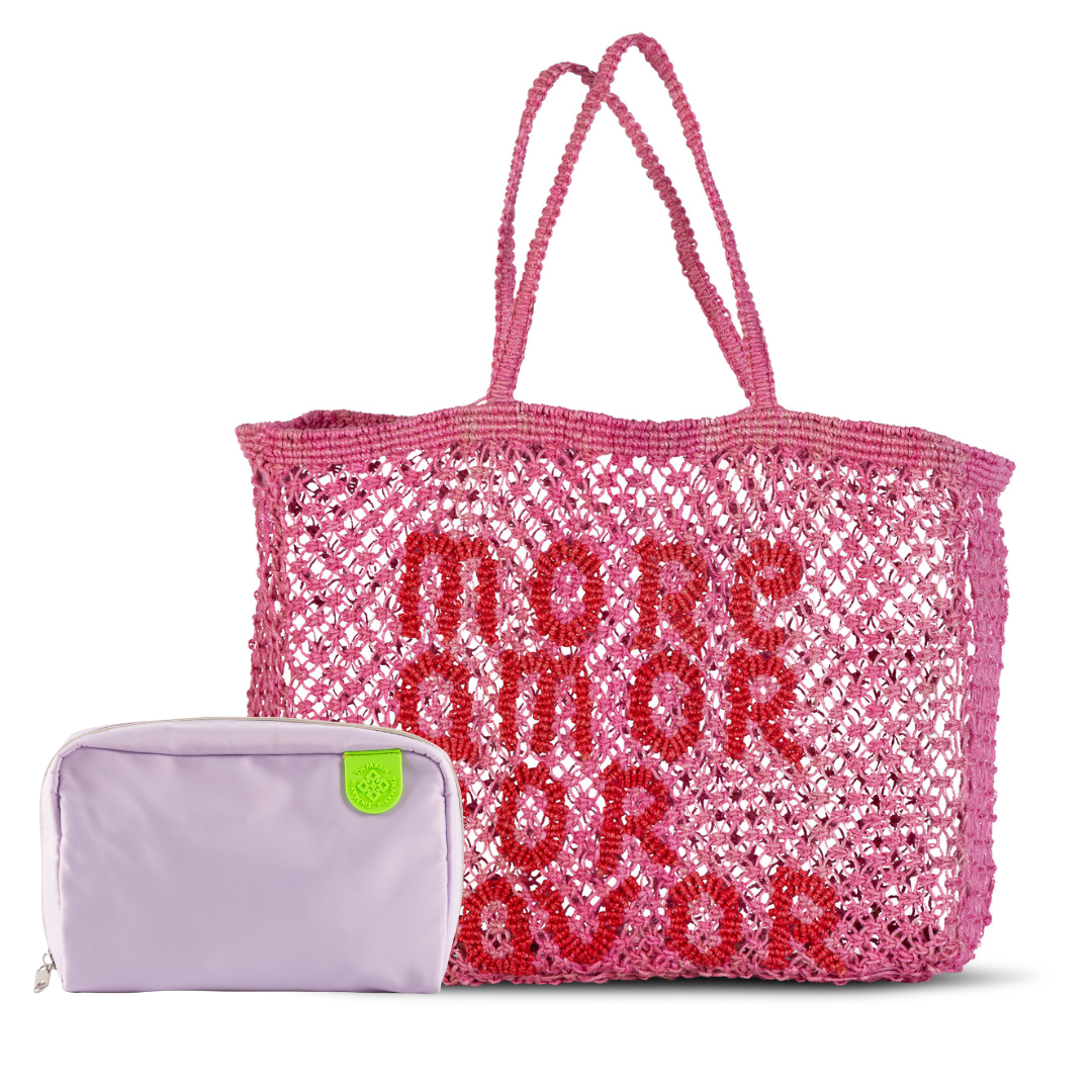 Macrame Jute Totes & Checs Pouch