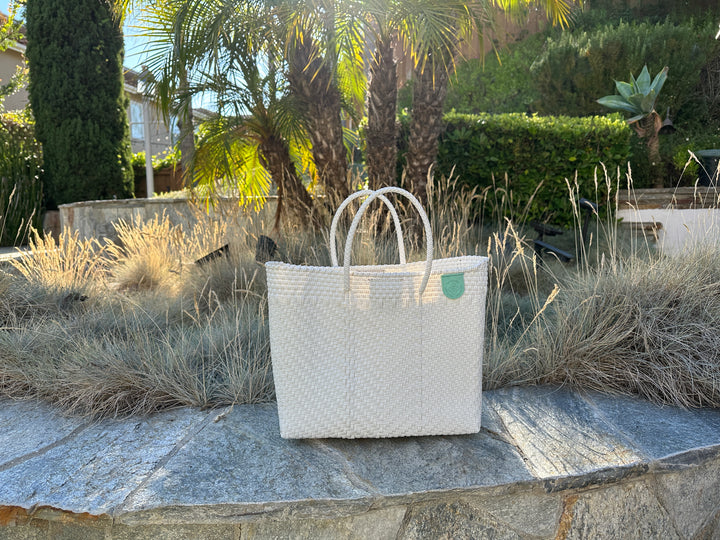 Paloma woven crossbody bag — handmade by Tin Marin artisans