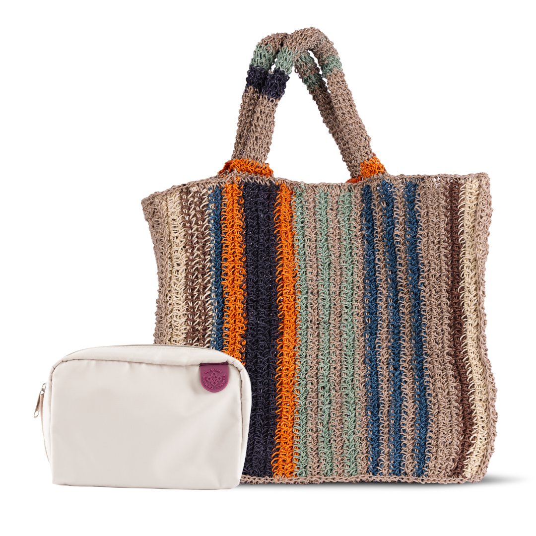 Macrame Jute Totes & Checs Pouch