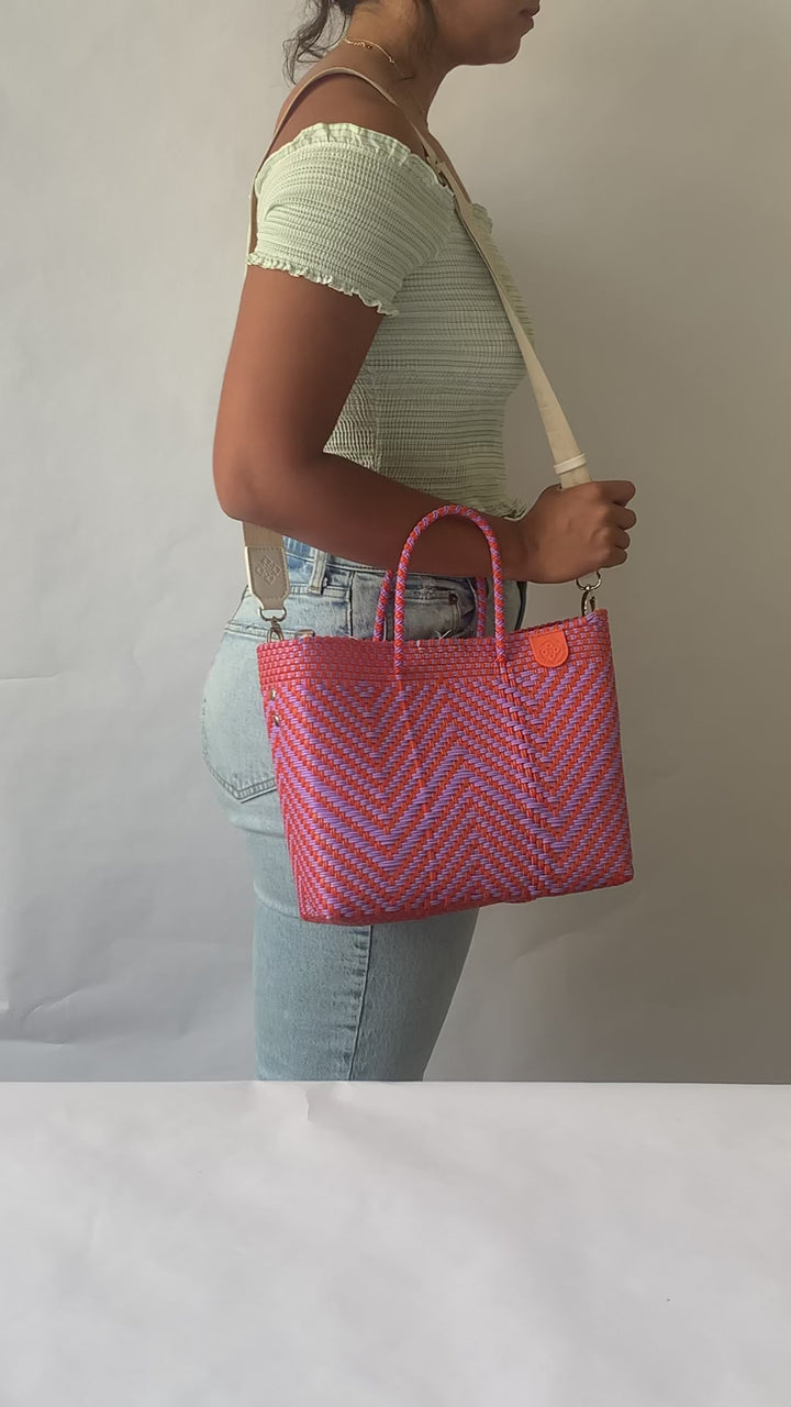 Maui Medium Woven Crossbody Bag