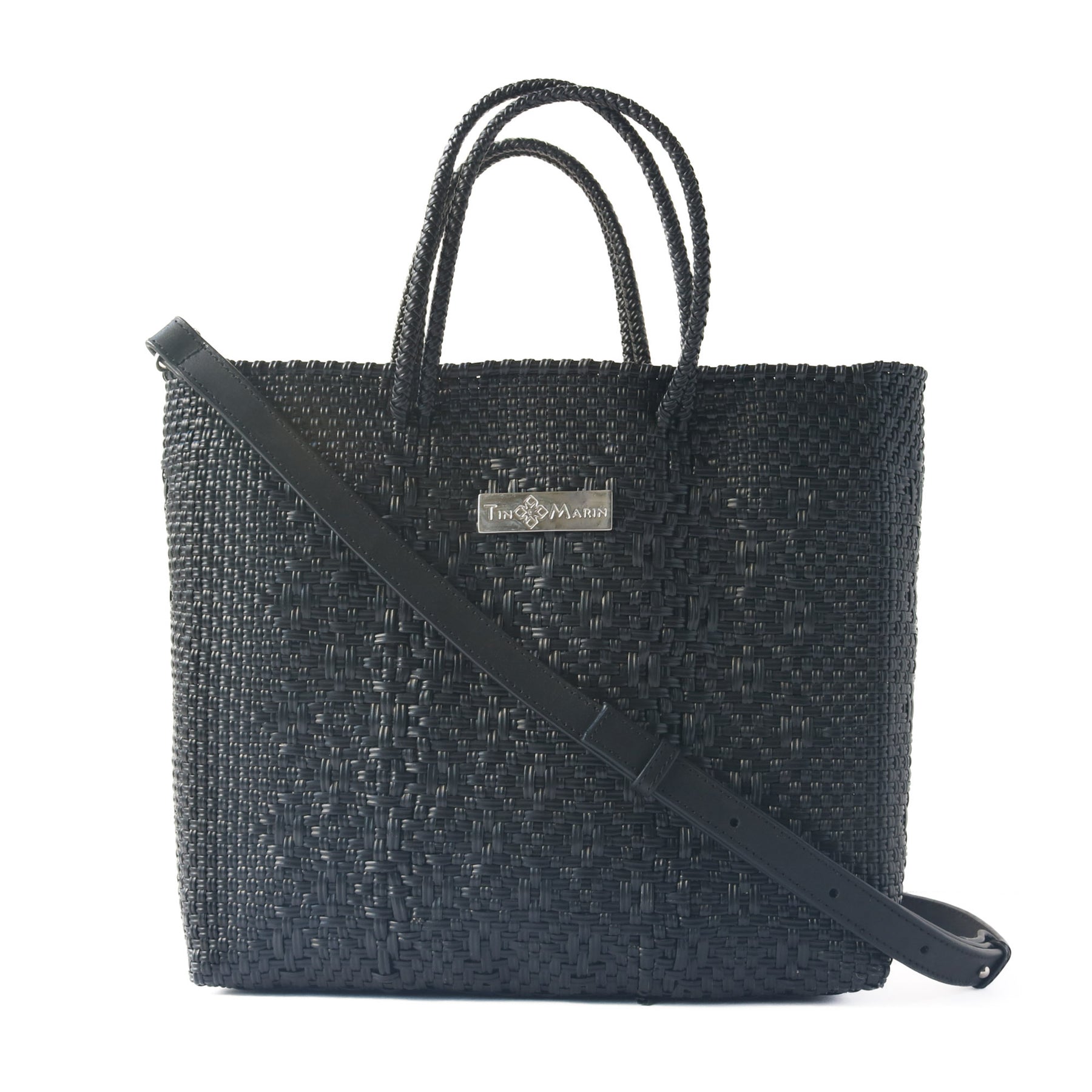 All Black Woven Crossbody Bag | Tin Marin | Artisan Bags – Tin Marin Brand