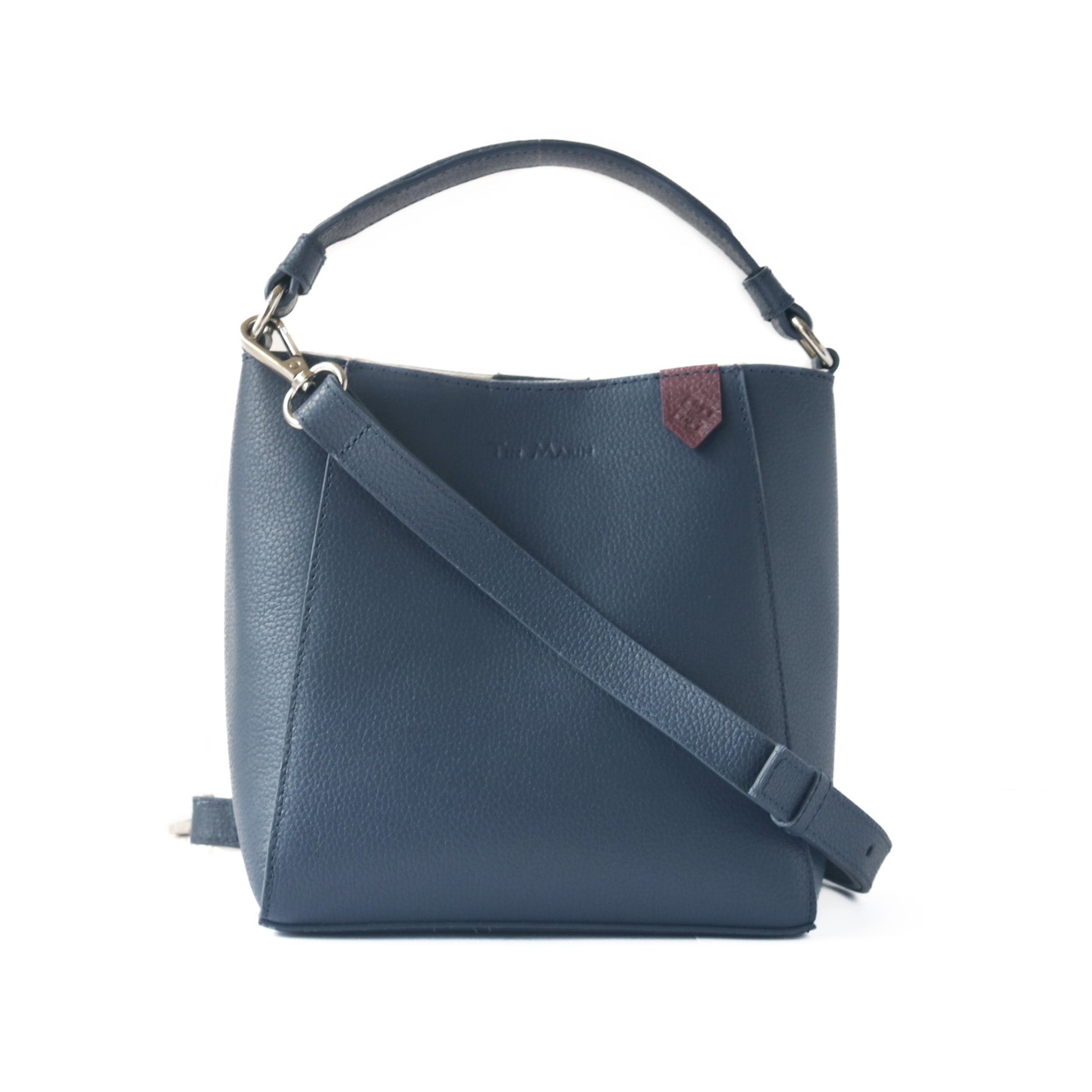 Navy bucket bag hotsell